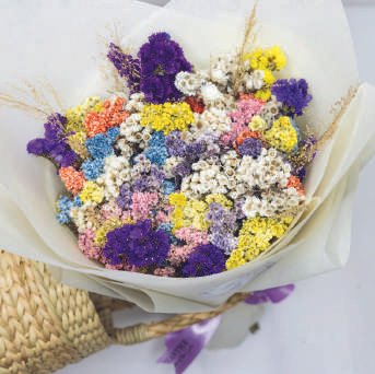 Assorted Dried Flower Bouquet